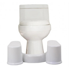 The stool step for the washbasin toilet BoОLeonAX stool, white.