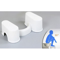 The stool step for the washbasin toilet BoОLeonAX stool, white.