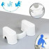 Stool step for sink and toilet BoОLeon RELAX stool white.