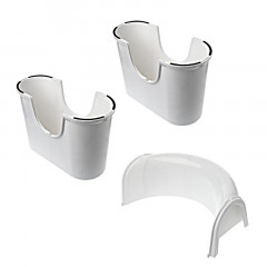 The stool step for the washbasin toilet BoОLeonAX stool, white.