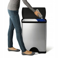 Double pedal trash bin Simplehuman (46 L)