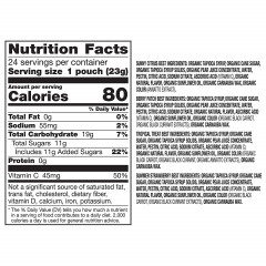 Annie's Homegrown Organic Bunny Fruit Snacks are organic fruit snacks in the shape of bunnies with various flavors (24 packs of 23g each).
