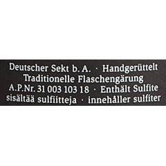 Ігристе вино Wein und Sektgut Barth Піно Блан Брют БА (Pinot Blanc Sekt Brut B.A.) Рейнгау