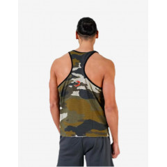 Чоловіча спортивна майка GASP Vintage T-back Patterned/Green (розмір - М)