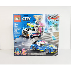 Конструктор LEGO City Погоня поліції за вантажівкою з морозивом 317 деталей (60314)