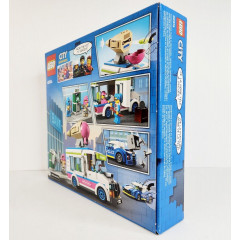 Конструктор LEGO City Погоня поліції за вантажівкою з морозивом 317 деталей (60314)