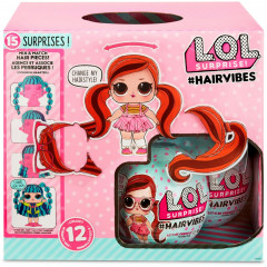 Ігровий набір з лялькою LOL Surprise Hairvibes Dolls з перуками та з 15 сюрпризами