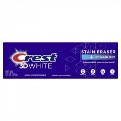 Отбеливающая зубная паста Crest 3D White Stain Eraser Icy Clean Mint (87 гр)