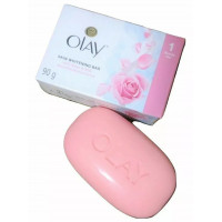 Lightening and exfoliating soap Olay with rose and milk extracts (90 g)