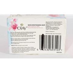 Lightening and exfoliating soap Olay with rose and milk extracts (90 g)