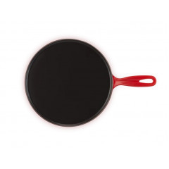 Чавунна сковорода для млинців Le Creuset Tradition червона емальована (27 см)