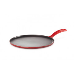 Чавунна сковорода для млинців Le Creuset Tradition червона емальована (27 см)