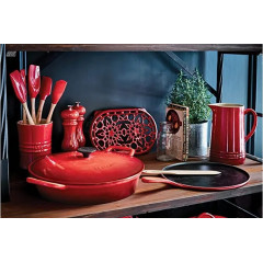 Чавунна сковорода для млинців Le Creuset Tradition червона емальована (27 см)