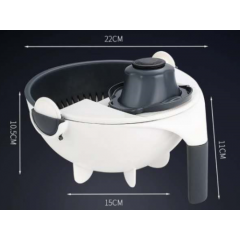 Багатофункціональна овочерізка Wet basket vegetable cutter 9 в 1 терка та мультислайсер для овочів
