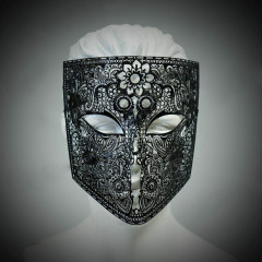 Кружевная карнавальная маска Beyond Masquerade (металл)