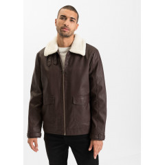 Чоловіча куртка Bonprix зі штучної шкіри (розмір 58/60)