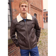 Чоловіча куртка Bonprix зі штучної шкіри (розмір 58/60)