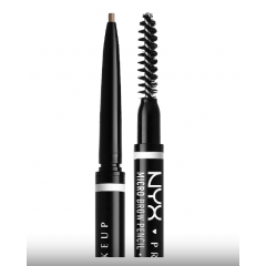 NYX Professional Makeup Micro Brow Pencil 08 with a black tint