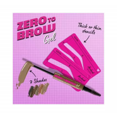Nyx Zero To Brow Gel 03 Taupe brow gel (mocha)