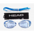 Head Diamond Mirrored swimming goggles white-blue
