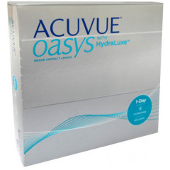 One-day contact lenses Johnson & Johnson Acuvue Oasys 1-Day with HydraLuxe -2.5 D (90 pieces)