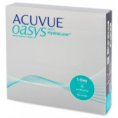 Одноденні контактні лінзи Johnson & Johnson Acuvue Oasys 1-Day with HydraLuxe -2,5 D (90 штук)