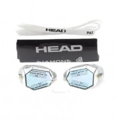 Head Diamond Mirrored swimming goggles in white.