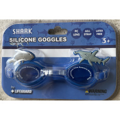 Children's silicone swimming goggles Lifeguard Shark from 3 years old