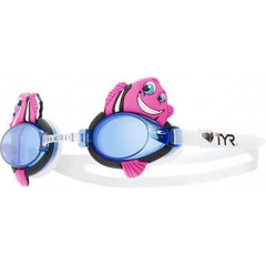 Очки для плавания детские TYR Charactyr Happy Fish (3-10 лет)