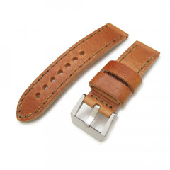 Leather watch strap MiLTAT Pull Up 24.