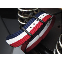 Ремінець для годинника тактичний MILTAT G10 Nato Nylon French Edition 20 мм