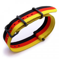 Tactical wristband for watches MILTAT G10 Nato Nylon German Edition 20 mm