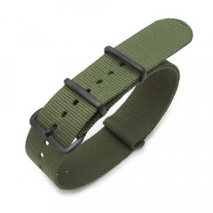 Tactical wristband for watches MiLTAT G10 PVD Forest Green20 mm.