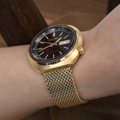 Браслет для годинника Taikonaut Milanese classic wire mesh gold 22 мм
