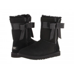 Ugg Australia Josette Black with decorative leather bow on the side (size 38)