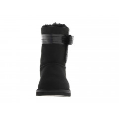 Угги UGG Australia Josette Black с декоративными кожаным бантом сбоку (размер 38)