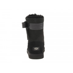 Угги UGG Australia Josette Black с декоративными кожаным бантом сбоку (размер 38)