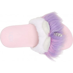 Детские шлепанцы UGG Junior Rainbow Unicorn цвета Multi (размер 33,5)