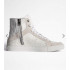 Кожаные кеды на молнии Zadig & Voltaire ZV1747 High Flash Keith Sneakers (размер 39)