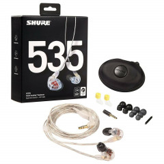 Shure SE535 transparent noise-isolating earphones