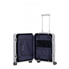 Валіза з алюмінію на 4-х колесах Travelite Next TL079947 Silver (мала) 55см