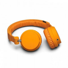 Urbanears Zinken headphones with phone, orange.