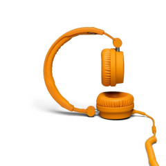 Urbanears Zinken headphones with phone, orange.