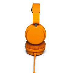 Urbanears Zinken headphones with phone, orange.