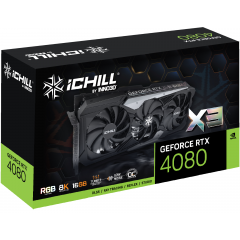 Відеокарта INNO3D GeForce RTX 4080 16GB GDDR6X ICHILL X3