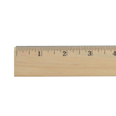 Drawing ruler in inches Westcott 12" Wood Ruler