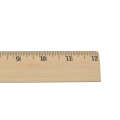 Drawing ruler in inches Westcott 12" Wood Ruler