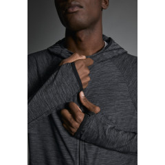 Чоловіча куртка Zara із високотехнологічної тканини антрацитово-сіра (розмір М)