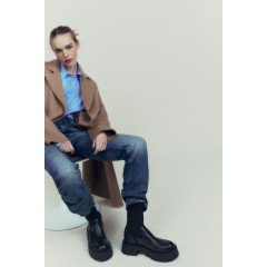 Ботильйони-шкарпетки Zara на тракторній підошві (розмір 38)