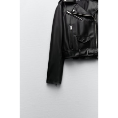 Жіноча куртка Zara зі штучної шкіри розмір XS (42)